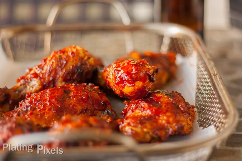 Sweet And Spicy Beer Barbecue Chicken recipe - www.platingpixels.com