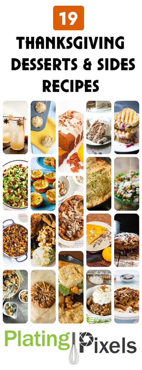 Thanksgiving Recipe Roundup featured on www.PlatingPixels.com