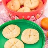 Almond Tangerine Butter Cookies - www.platingpixels.com