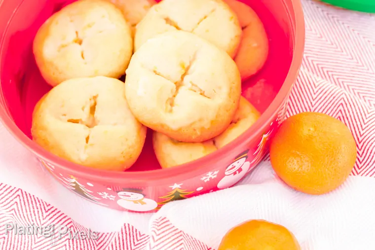 Almond Tangerine Butter Cookies