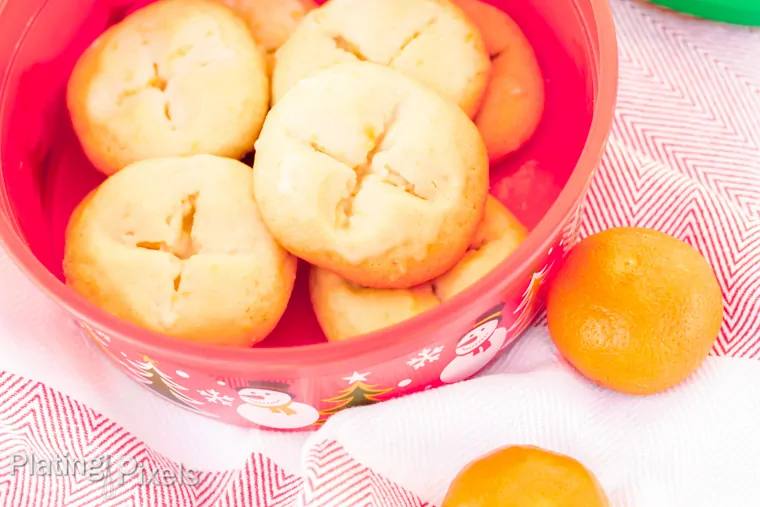 Almond Tangerine Butter Cookies - www.platingpixels.com