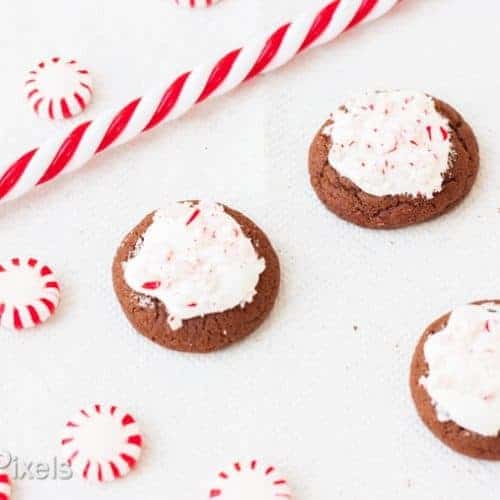 Spiced Hot Chocolate Peppermint Cookies