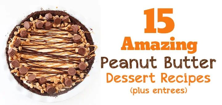 15 Amazing Peanut Butter Dessert Recipes (plus entrees)