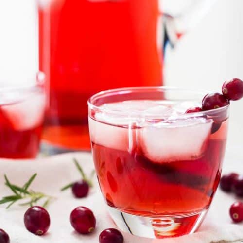 Apple Cranberry Ginger Ale Spritzer