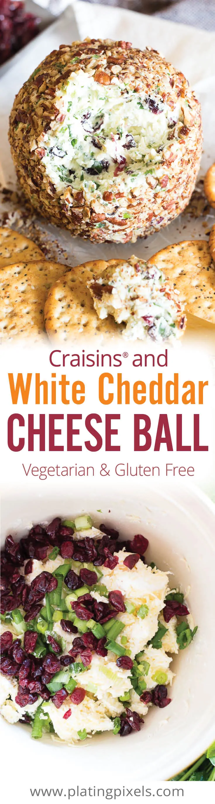 Craisins White Cheddar Cheese Ball