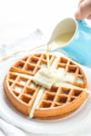 Eggnog Waffles Gluten Free recipe - www.platingpixels.com