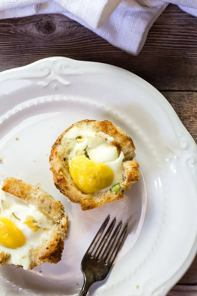 Sourdough Ham and Egg Muffin Cups recipe - www.platingpixels.com