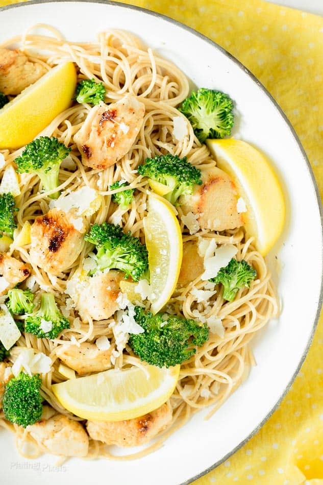 Lemon Chicken Pasta with Broccoli - Plating Pixels