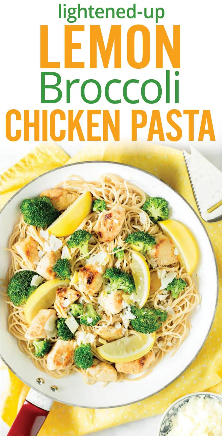 Lemon Chicken Pasta with Broccoli