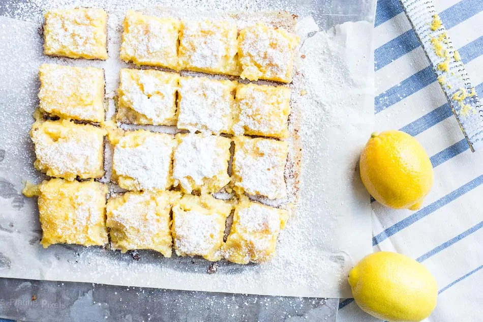 Pineapple Lemon Bars recipe - www.platingpixels.com