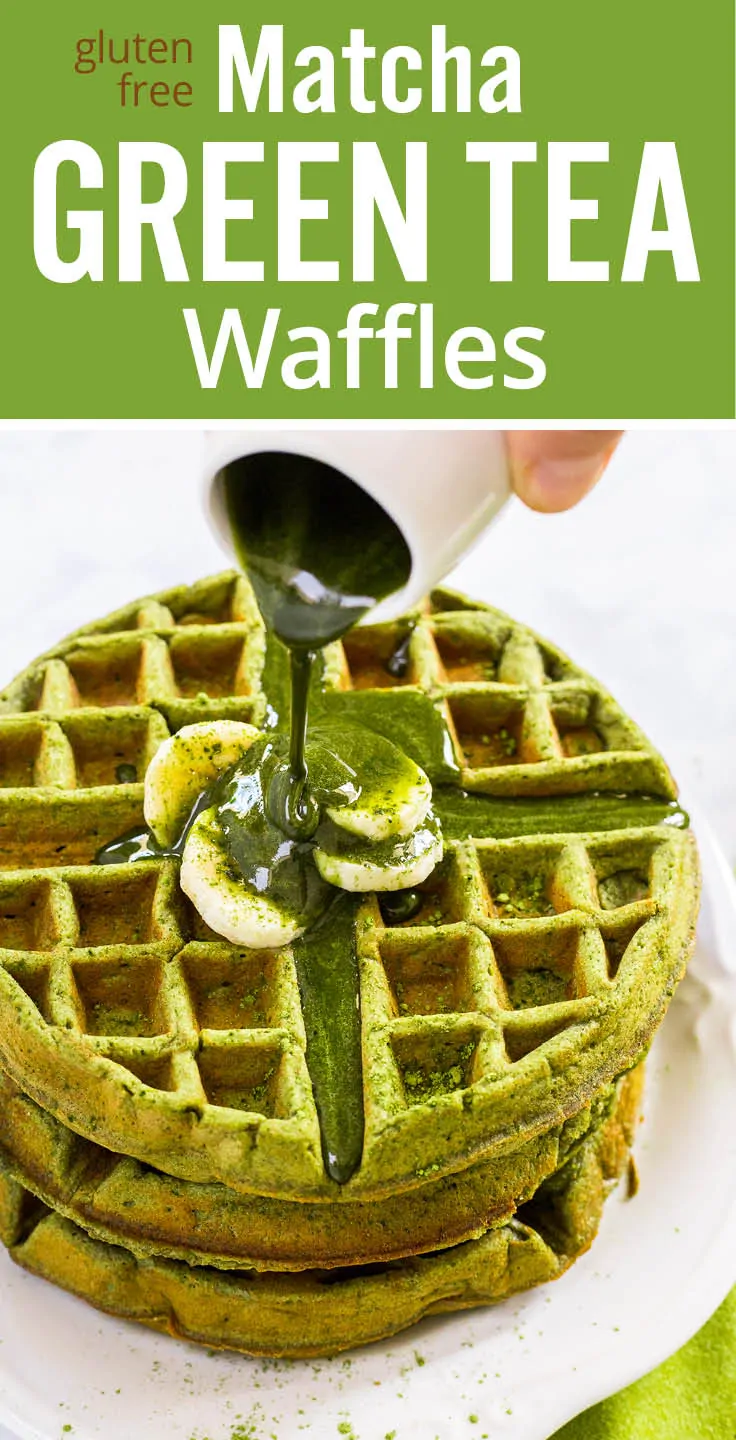 Green Tea Matcha Waffles (Gluten Free)