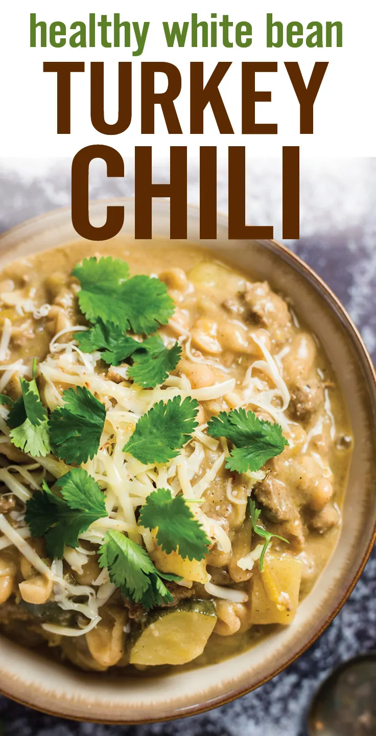 Healthy White Bean Turkey Chili