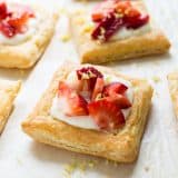 Strawberry Lemon Cream Breakfast Tarts recipe - www.platingpixels.com