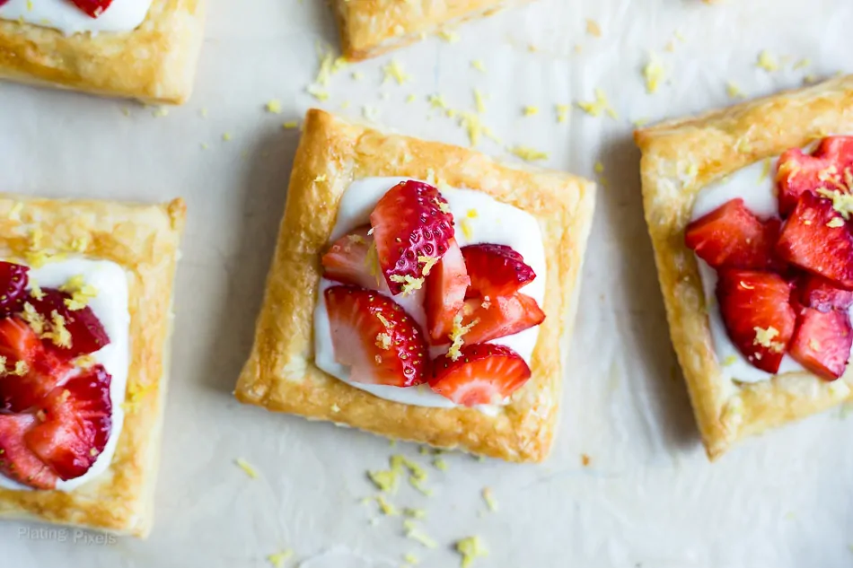 Strawberry Lemon Cream Breakfast Tarts