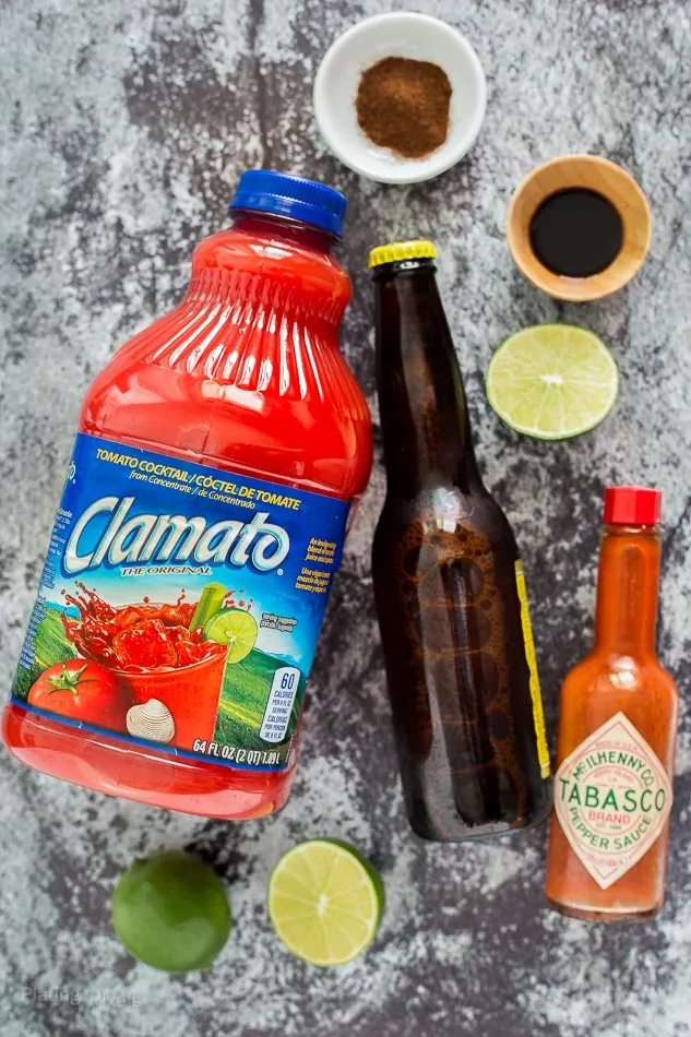 Homemade Clamato Michelada recipe - www.platingpixels.com