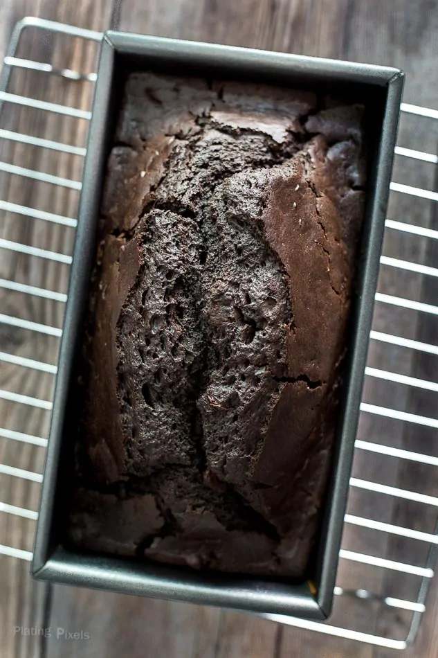 Dark Chocolate Mocha Breakfast Bread recipe - www.platingpixels.com