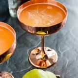 Ginger Pear Vodka Martini cocktail recipe | platingpixels.com