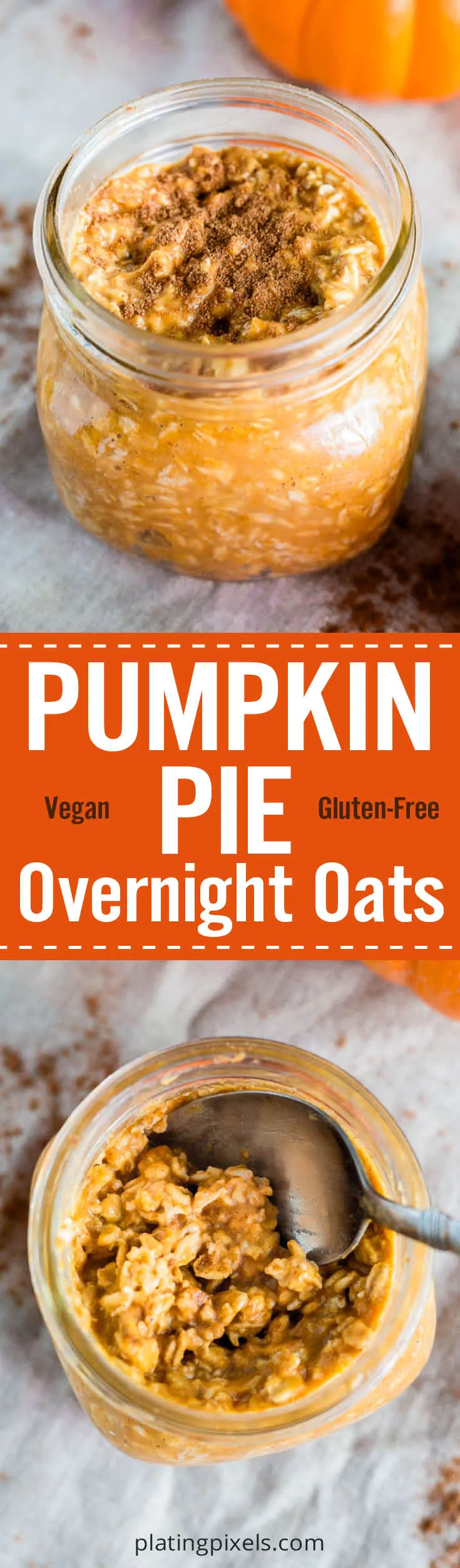Vegan Pumpkin Pie Overnight Oats