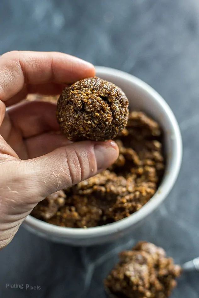 Edible Gingerbread Cookie Dough (no flour) recipe - platingpixels.com