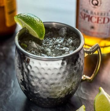 Spiced Caribbean Mule Cocktail recipe - platingpixels.com