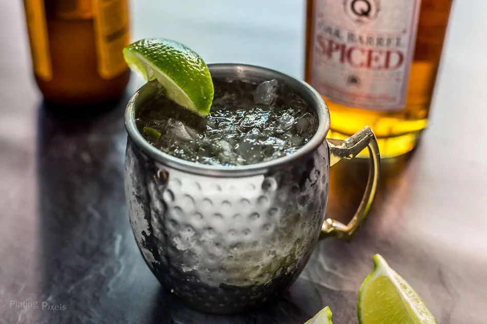 Spiced Caribbean Mule (Moscow Mule with Rum)