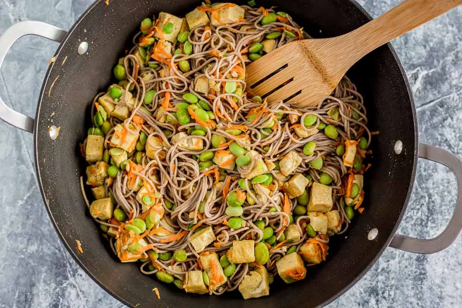 Vegan Coconut Curry Tofu Stir-Fry recipe - platingpixels.com