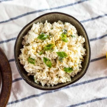 Creamy Rice and Crab Dip Appetizer recipe - platingpixels.com