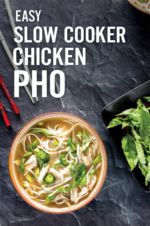 Easy Slow Cooker Chicken Pho Soup Recipe