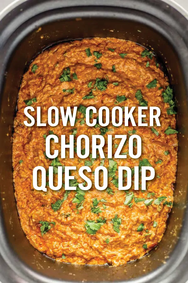 Slow Cooker Chorizo Queso Dip
