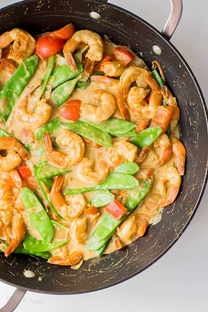 One Pot Coconut Curry Shrimp