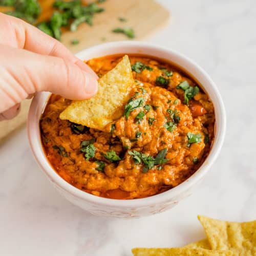 Slow Cooker Chorizo Queso Dip