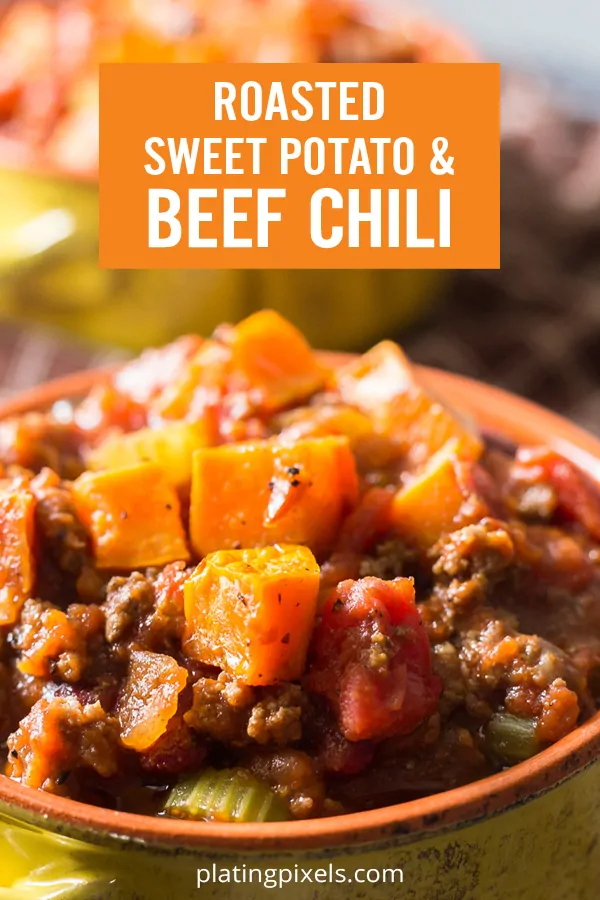 Healthy Roasted Sweet Potato Chili