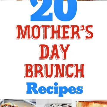 20 Mother's Day Brunch Recipes roundup image collage