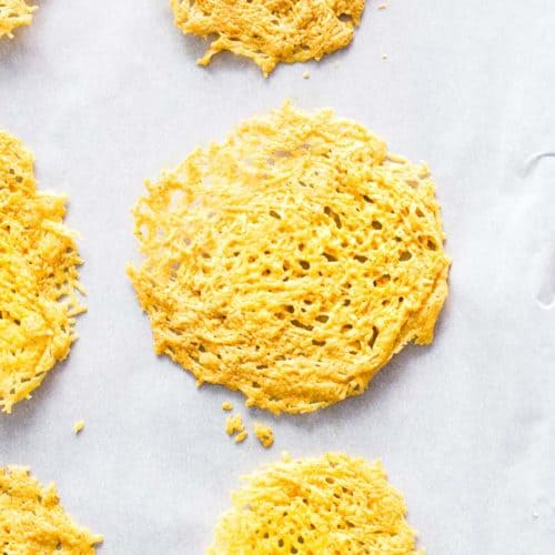 Easy Homemade Baked Parmesan Crisps