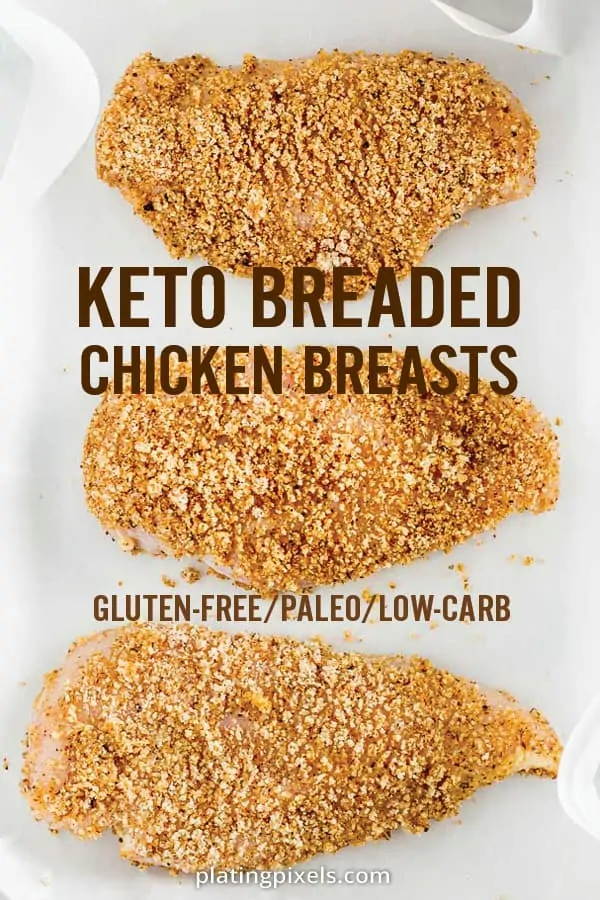 Keto Baked Breaded Chicken Breast