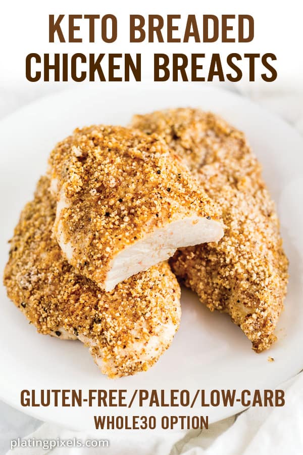 Keto Baked Breaded Chicken Breast