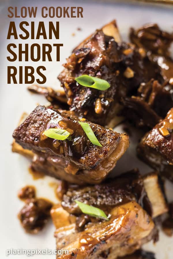 Slow Cooker Short Ribs with Korean Sauce
