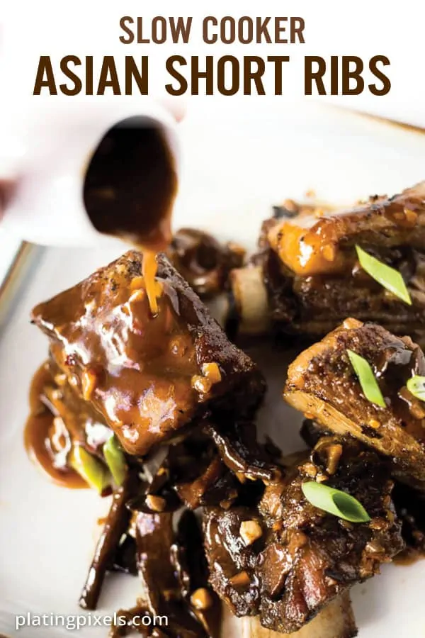 Slow Cooker Short Ribs with Korean Sauce