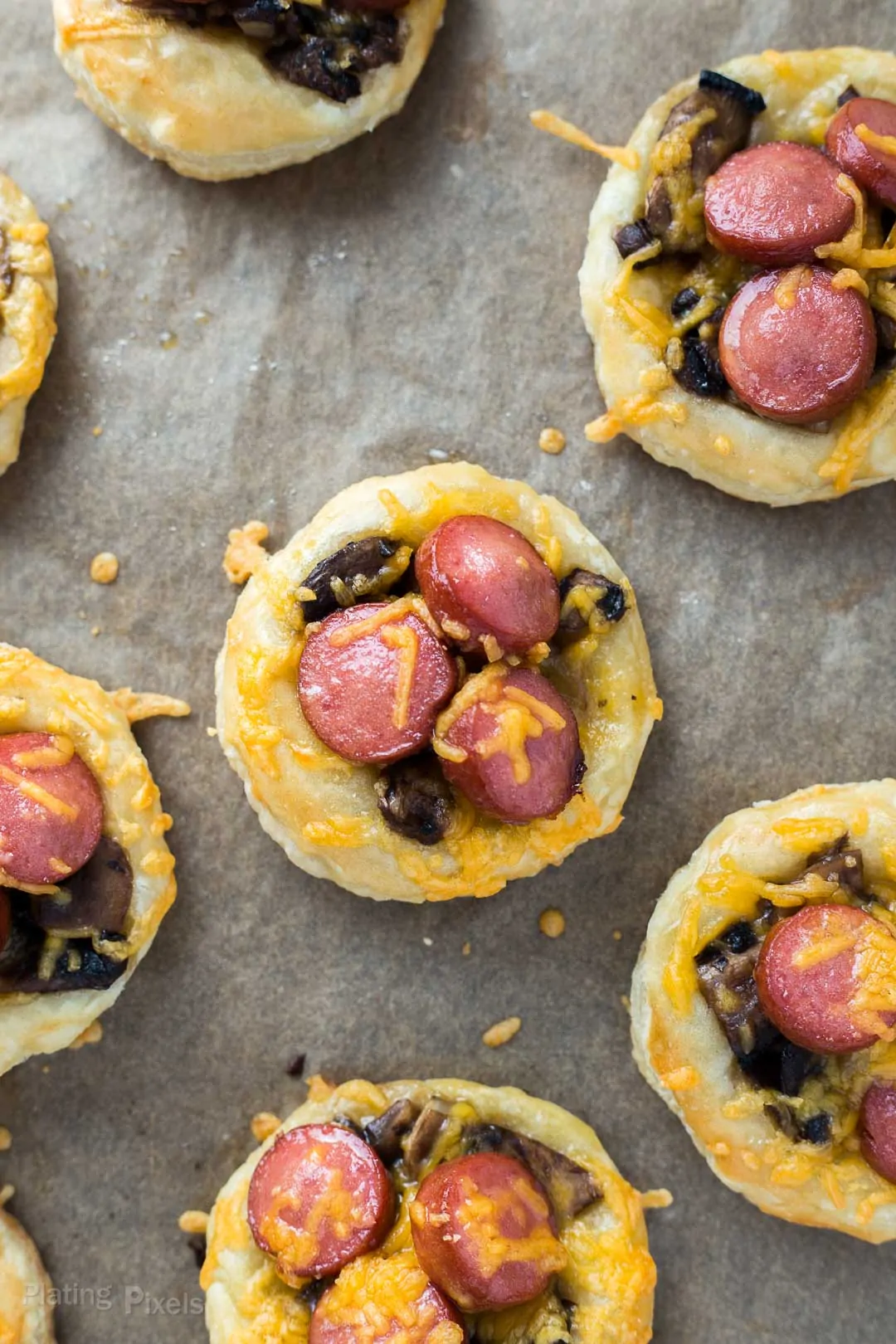 Cheesy Hot Dog Tartlets