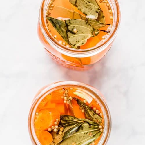 Lacto Fermented Carrots (Easy Pickled Carrots)