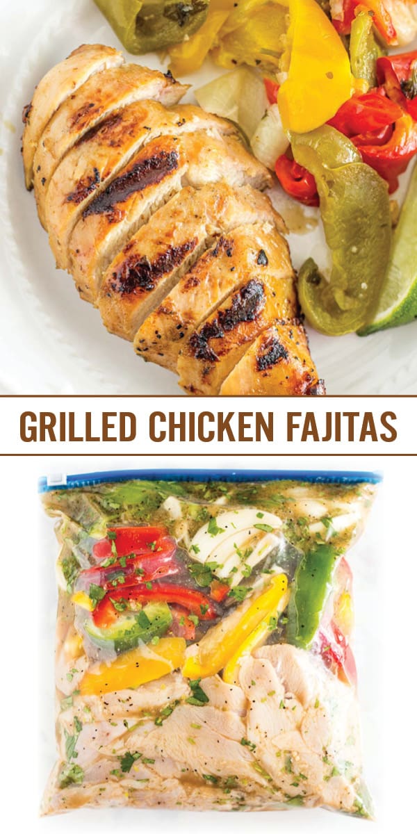 Easy Grilled Chicken Fajitas