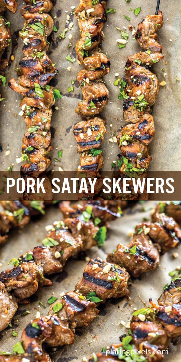 Grilled Pork Satay Skewers