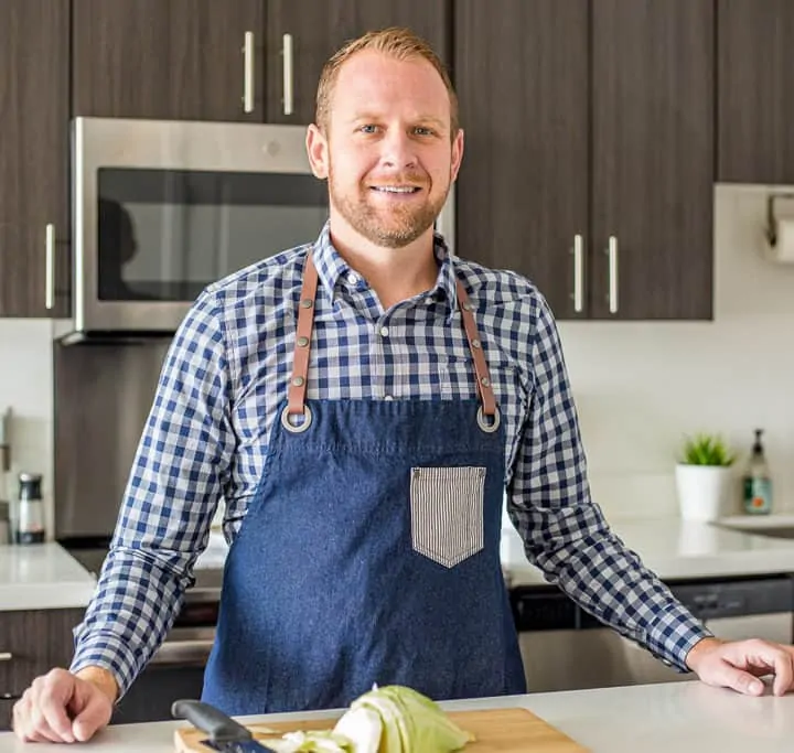 Matt Ivan of Plating Pixels in the kitchen