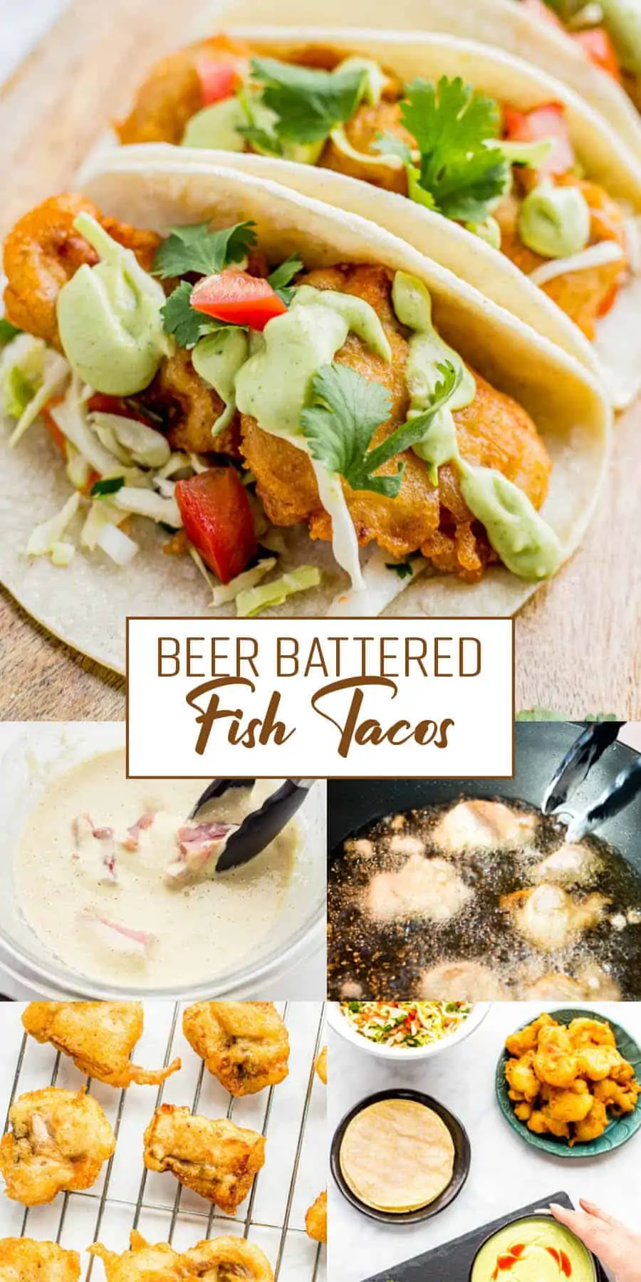 Beer Battered Fish Tacos (Authentic Baja-Style)