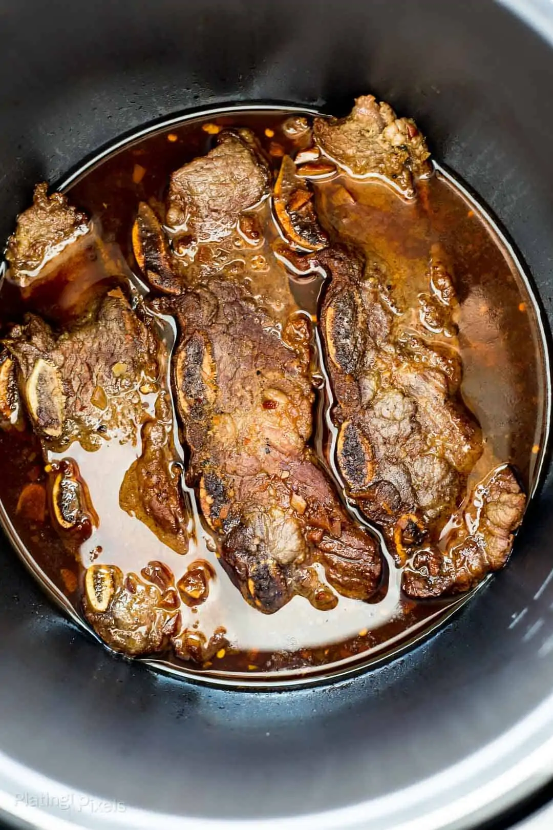 Just cooked Korean Short Ribs in an Instant Pot