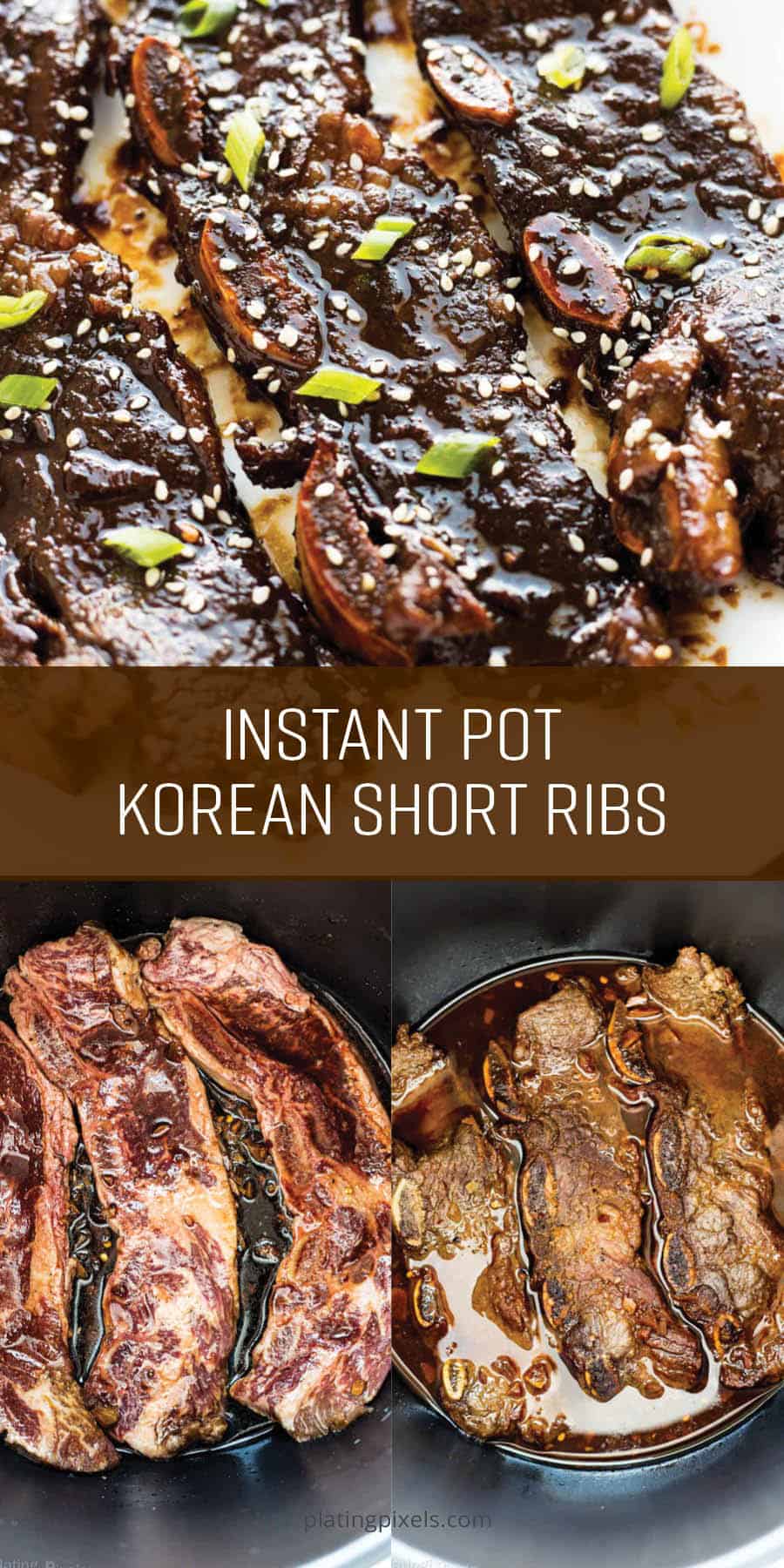 Instant Pot Korean Short Ribs (Kalbi)