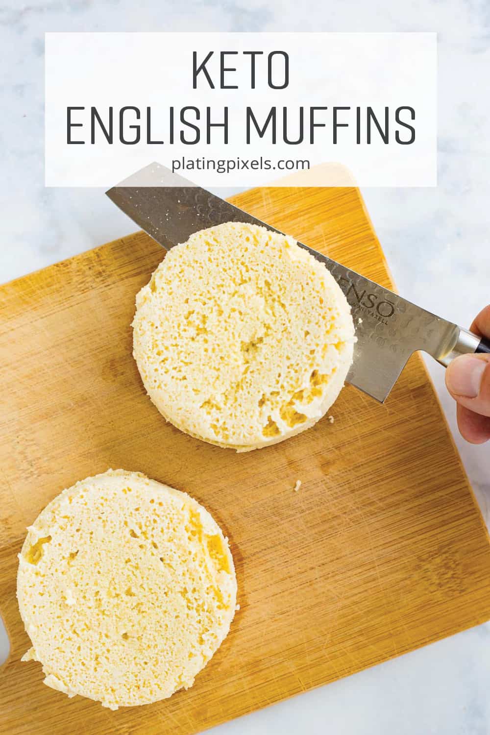 Keto English Muffin (1 Minute in the Microwave)