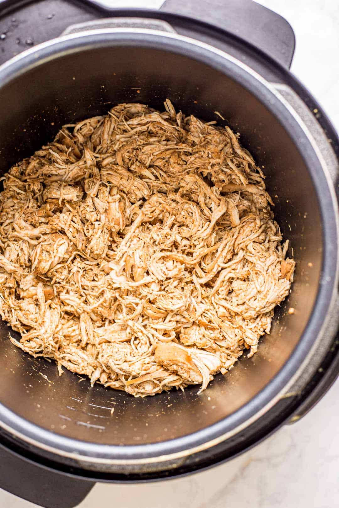 Shredded Chicken in a slow cooker
