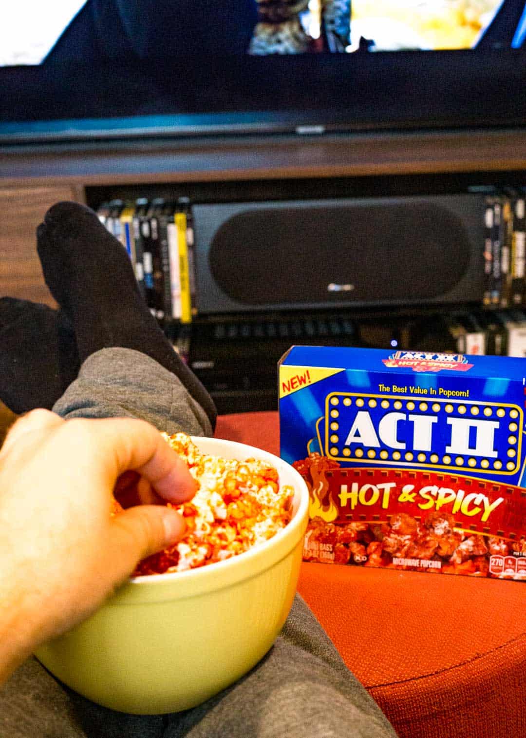 ACT II Hot & Spicy microwave popcorn