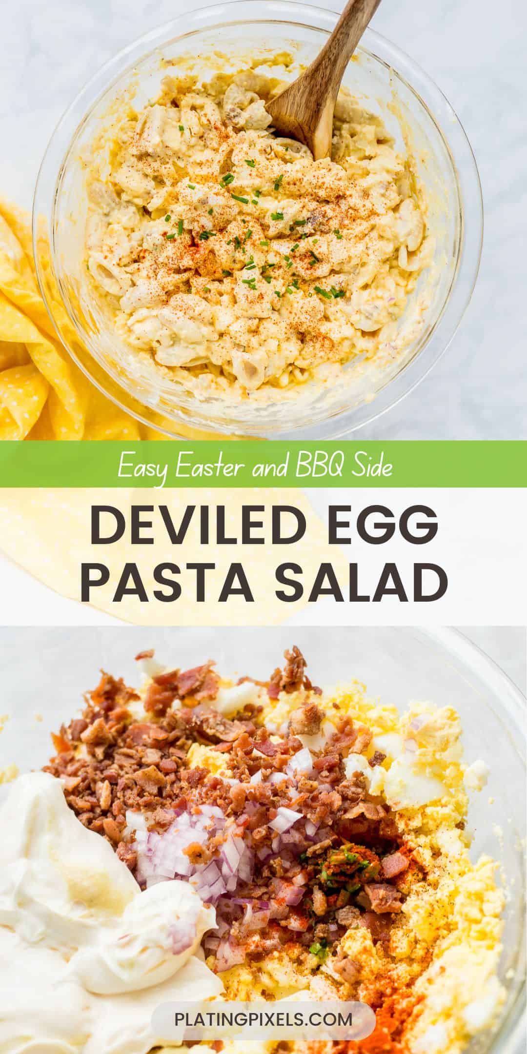Deviled Egg Pasta Salad